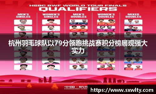 杭州羽毛球队以79分领跑挑战赛积分榜展现强大实力