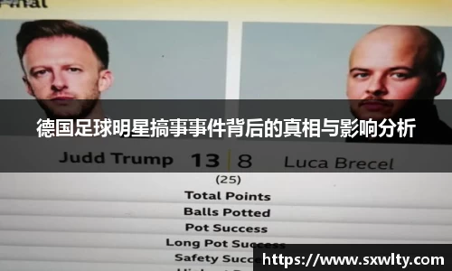 德国足球明星搞事事件背后的真相与影响分析